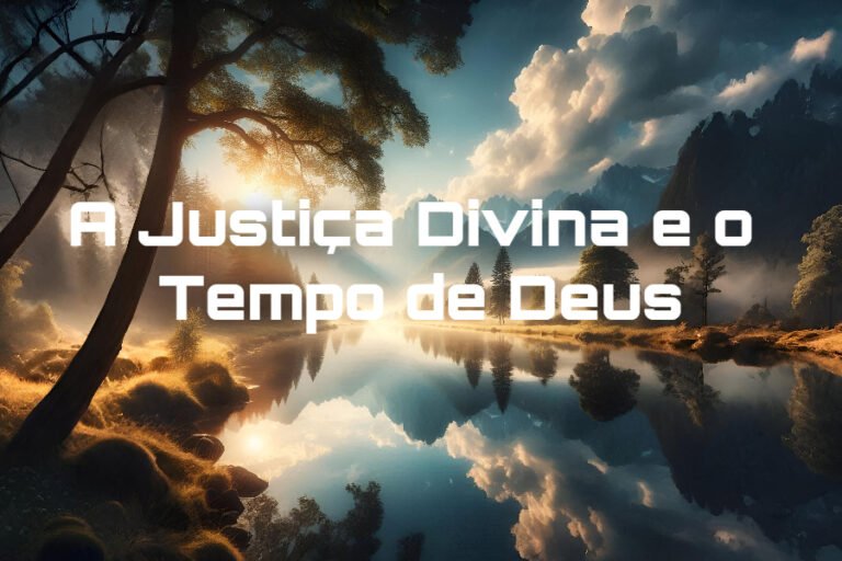A Justiça Divina em ação: uma reflexão sobre o tempo de Deus e a paciência.