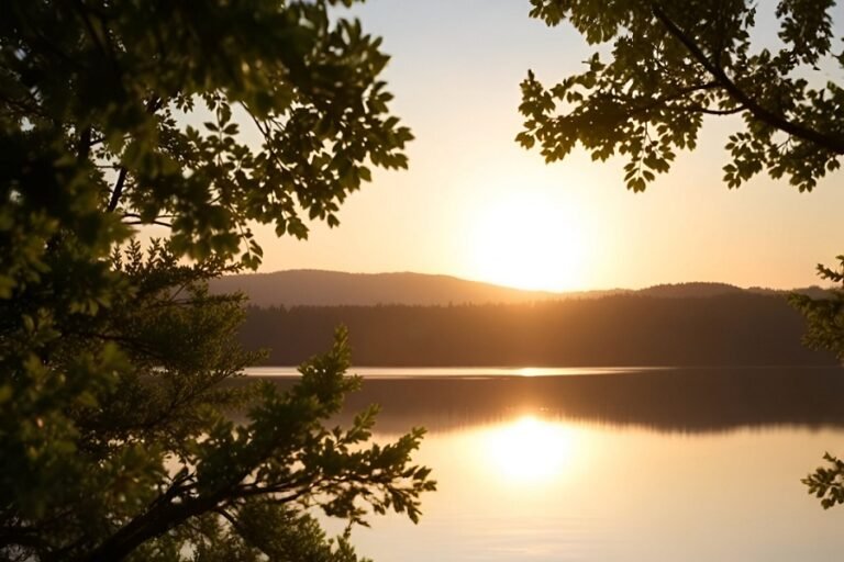 Livro de Salmos com luz suave em cenário natural ao amanhecer